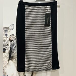 Weekend Max Mara houndstooth pencil skirt size small NWT